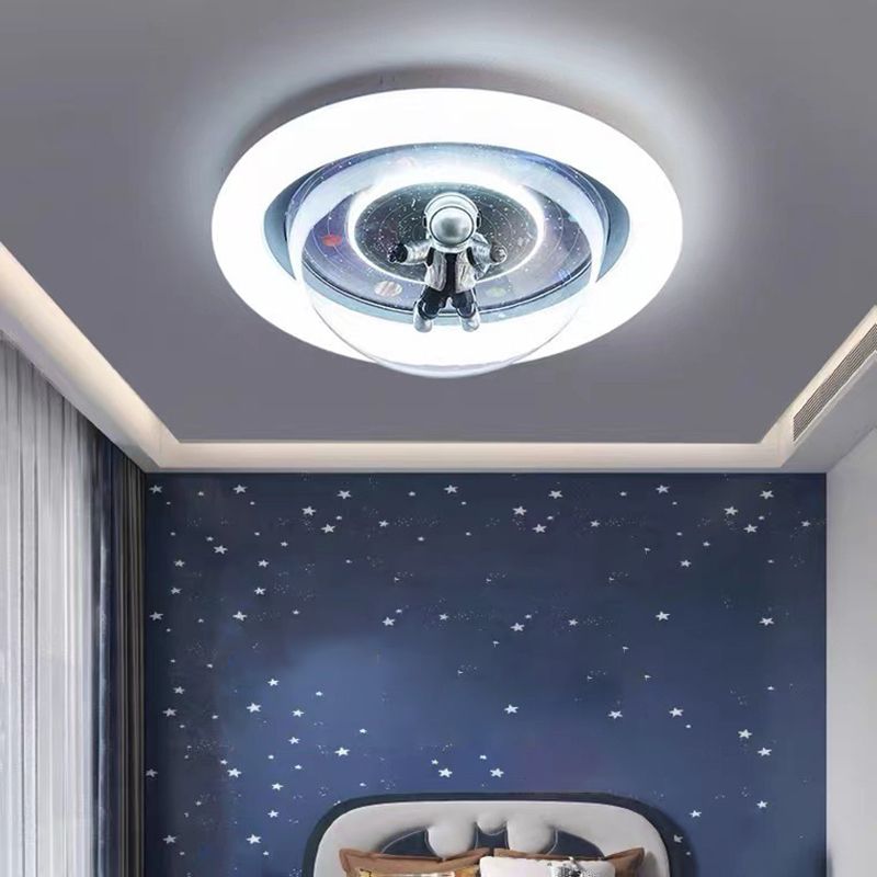 Deckenleuchte zur Aufputzmontage - kosmisches Astronauten- und Galaxienmotiv, Aria