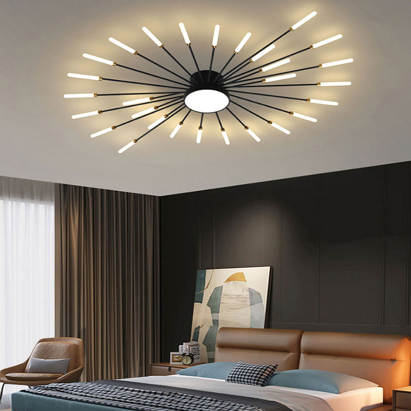 Wesley Modern Havai Fişek LED Tavan Lambası — Zarif Işın Tasarımı