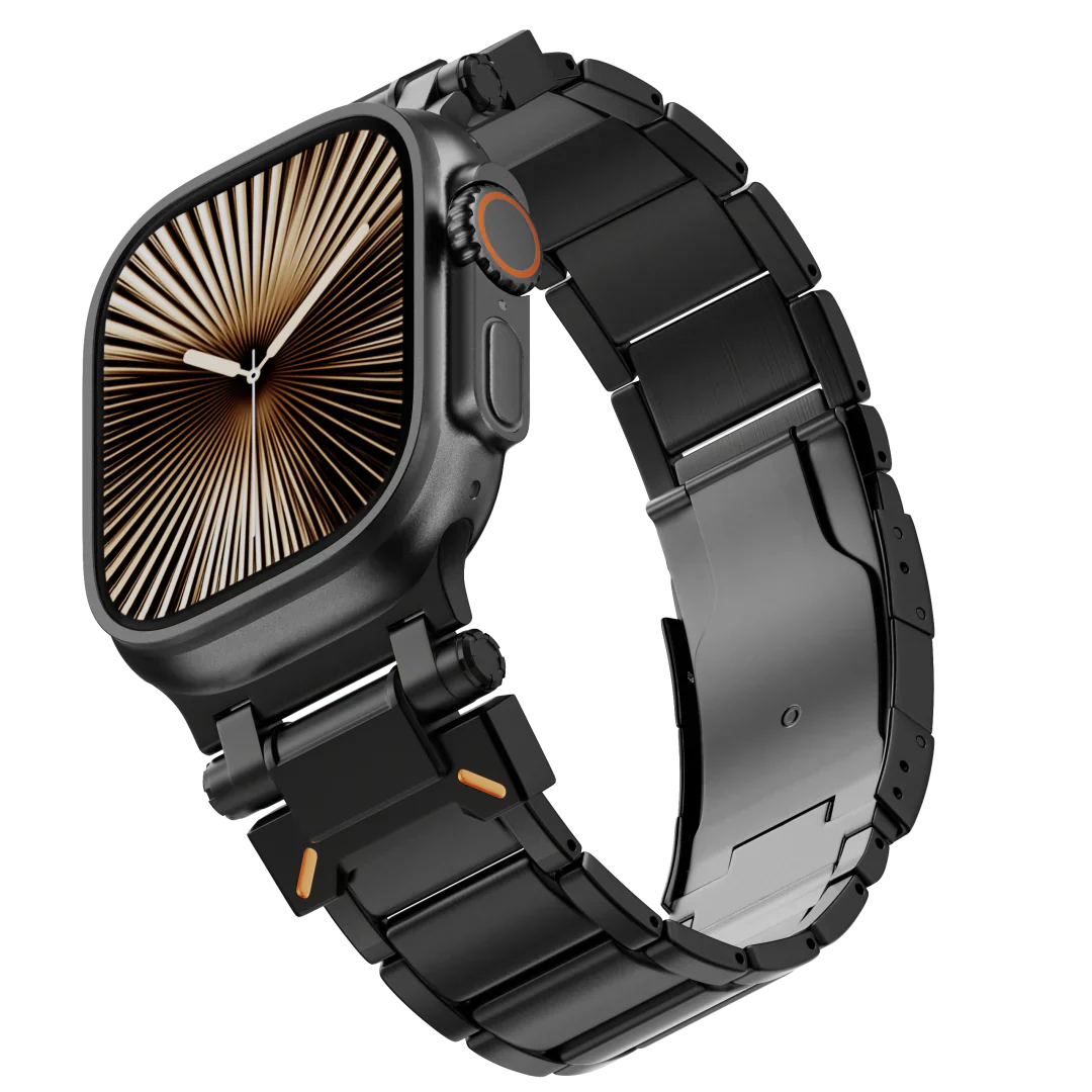 Luxe titanium band voor Apple Watch