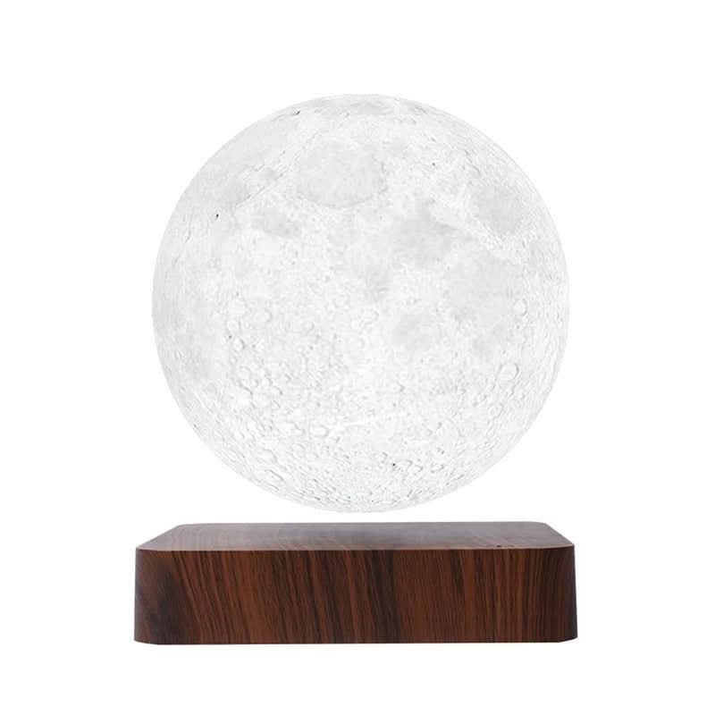 LunaNova svävande månlampa med tre ljusfärger och magnetisk upphängning