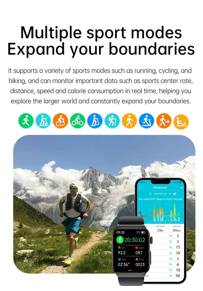 Minden-az-egyben egészségfigyelő okosóra EKG-val és vércukorszint mérővel