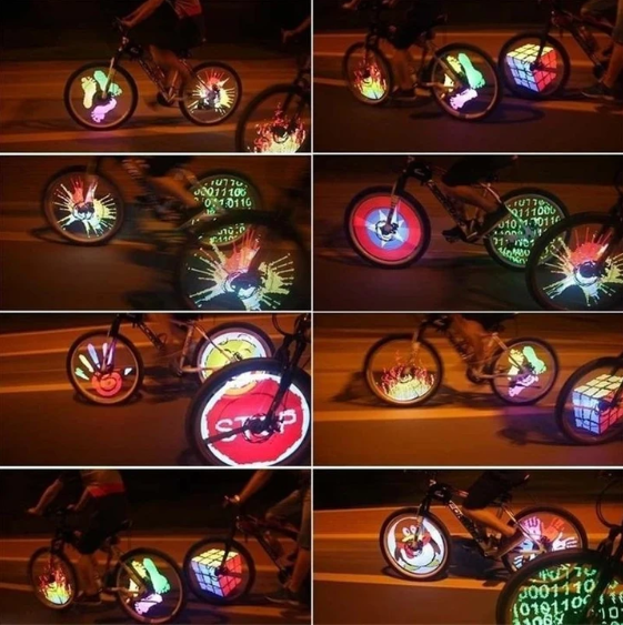NovaRide 3D cykel eger LED-lys til cykler og hjul