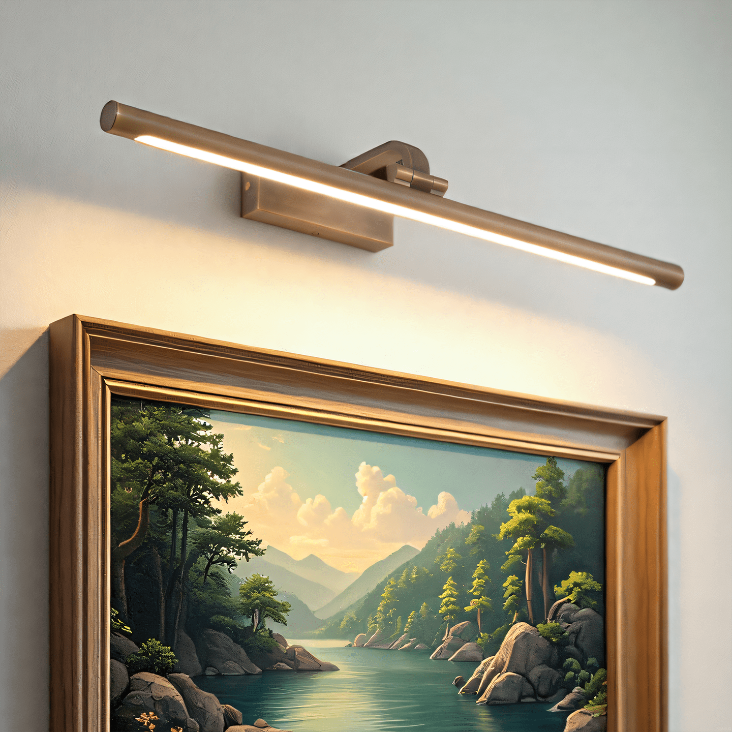 Brillan Frame 可充电壁灯——金色，暖光，约 8W–11W