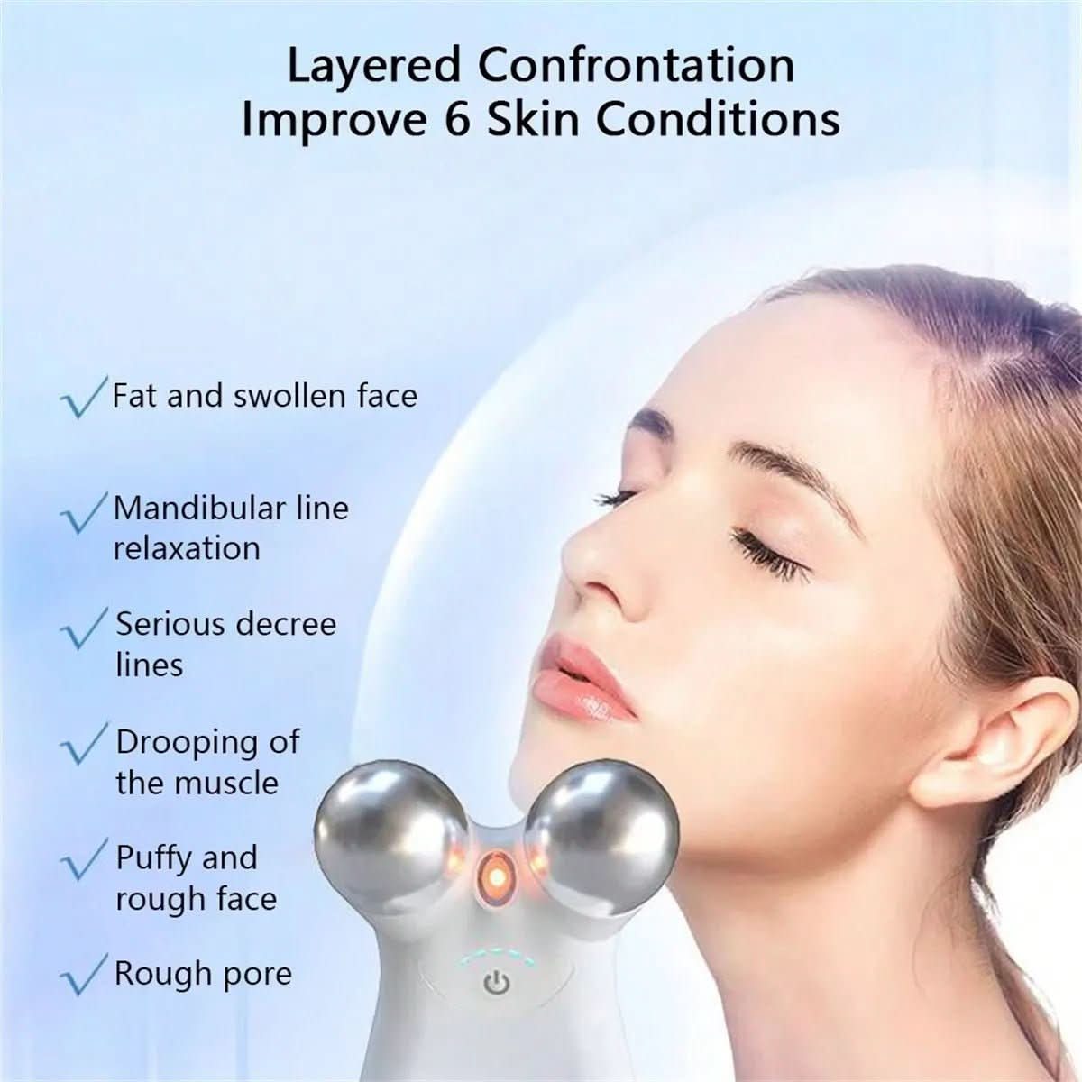 LumaLift Microcurrent Facial Massager For Aging Skin Firmer And Smoother