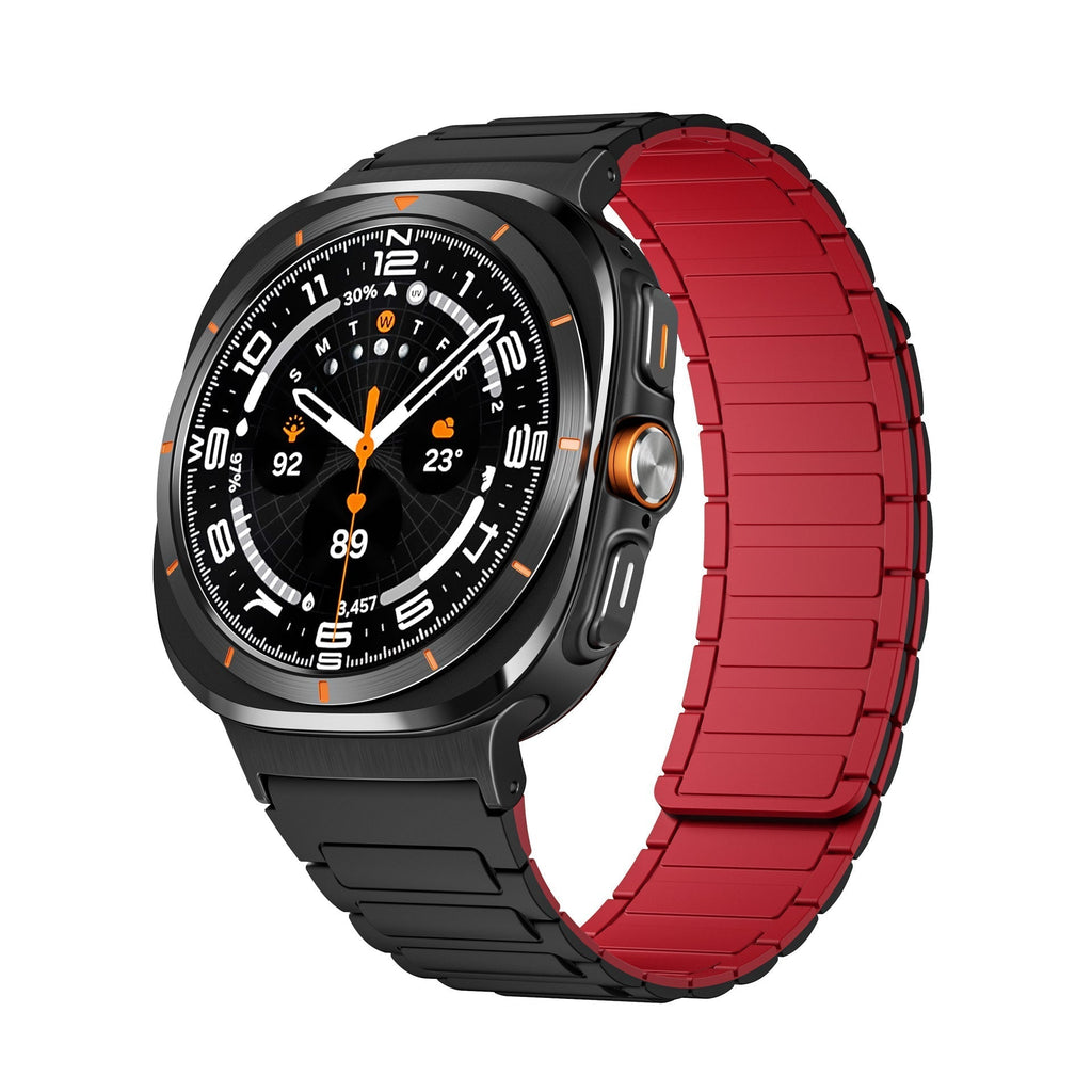 Sports silikon magnetisk rem for Samsung Watch 7 Ultra