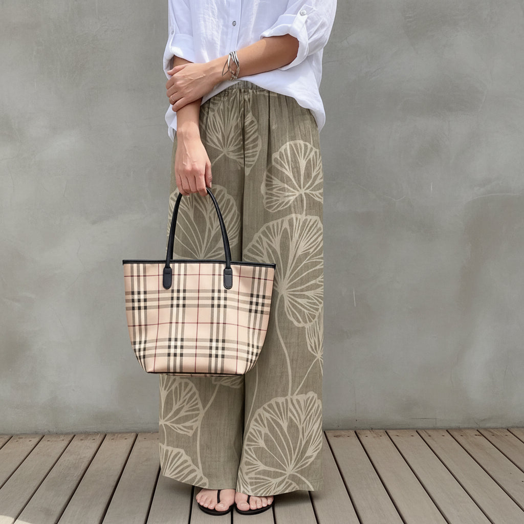 Pantalon décontracté longueur cheville