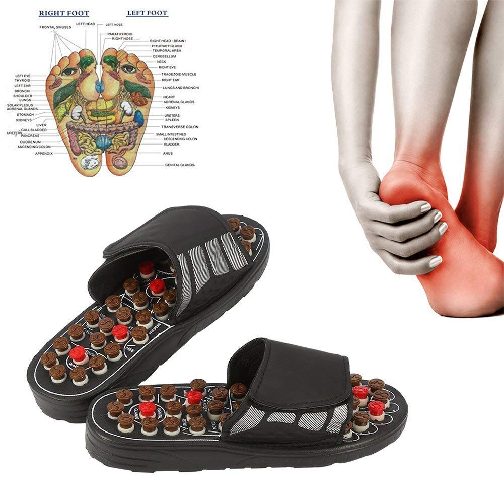 Sandalias de terapia de acupuntura CalmStride juego de un par