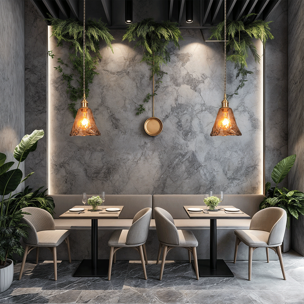 Larensa Plafonieră din sticlă | Orntli