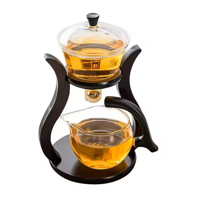 Set Teh Kung Fu Kaca Sedutan Magnetik Automatik 350ml