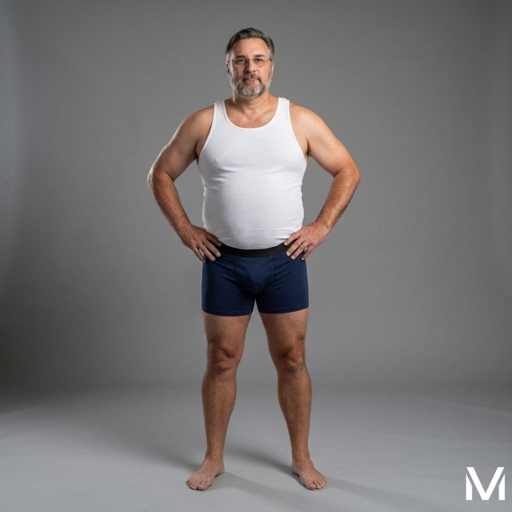 Férfi nedvszívó, szivárgásmentes boxeralsó – mosható, újrahasználható, S–8XL