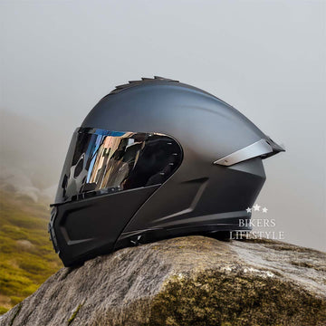dot ece approved motorcycle helmets AeroGuard Dual Lens Modular Helmet DOT And ECE Approved – orntli