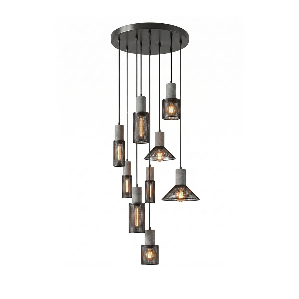 Cement Mesh Pendant Light - Vakkerlight