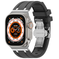 Cinturino in silicone di lusso con fibbia a farfalla AP per Apple Watch