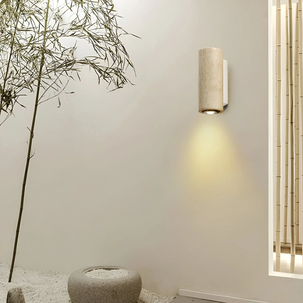 Applique murale élégante en travertin naturel TerraLuxe design