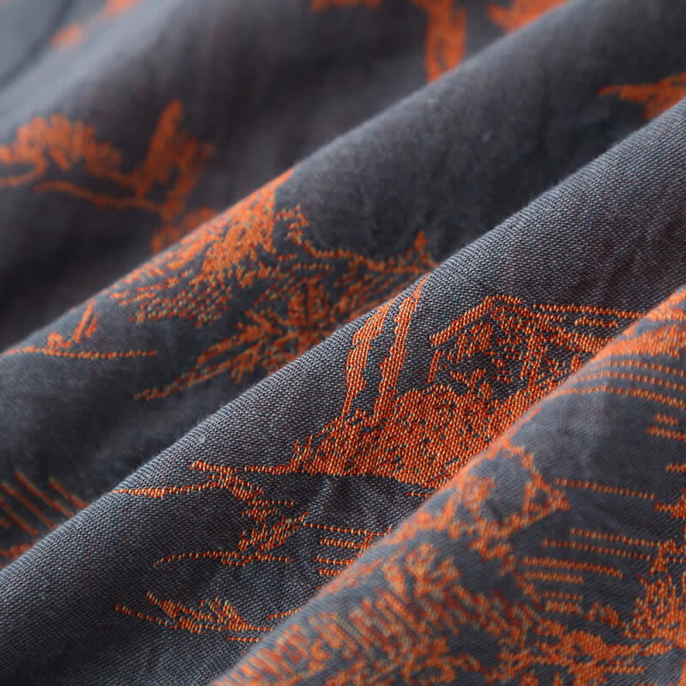 Jubah Kimono Hutan Tenang