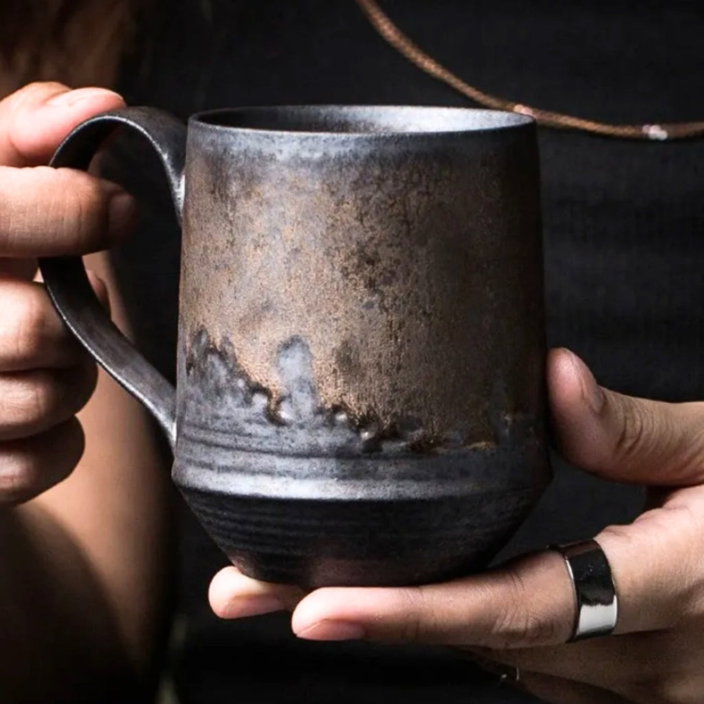Hearthside Rustika Skördemuggar för Dagliga Drycker