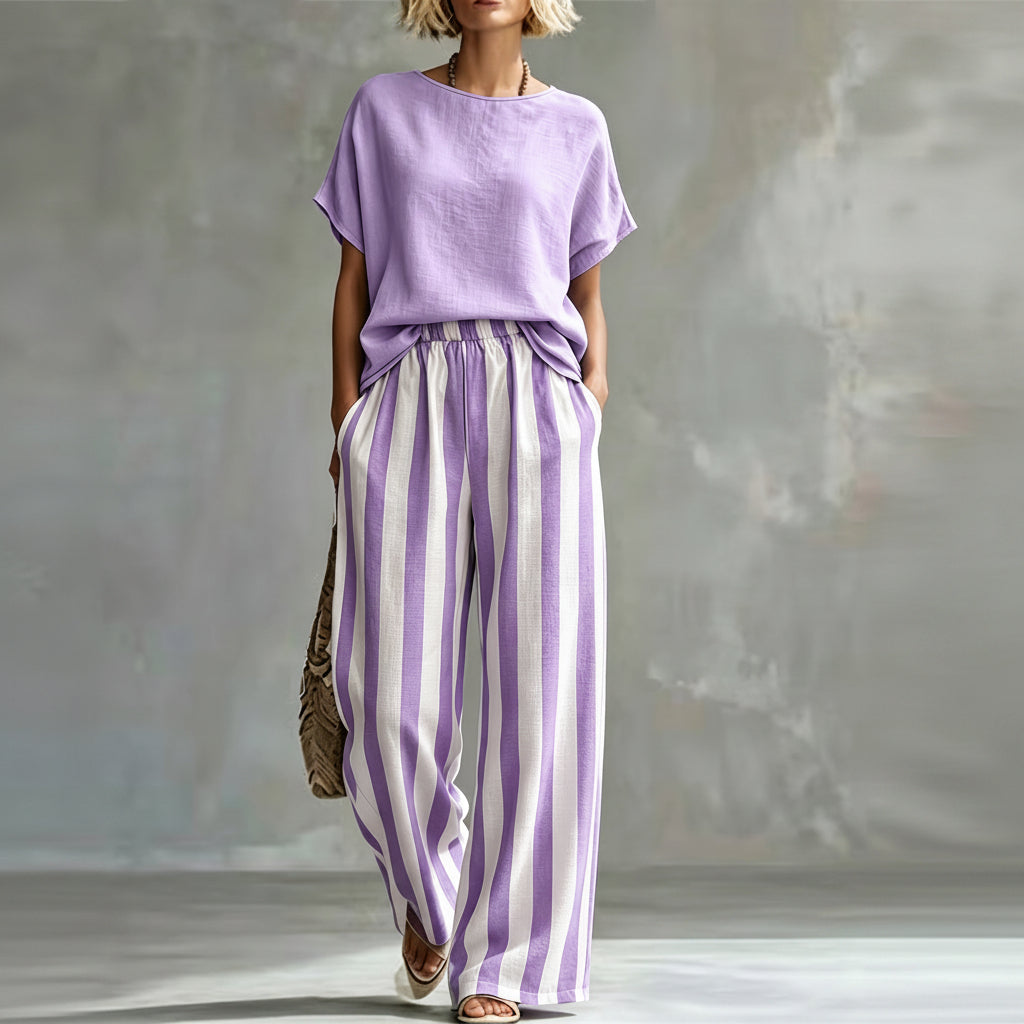 Look Casual Short Sleeve Set