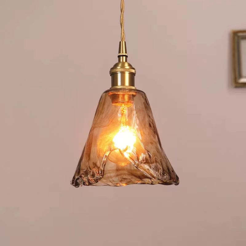 Aurello | Retro LED viseća lampa u zlatnom metalu | Orntli