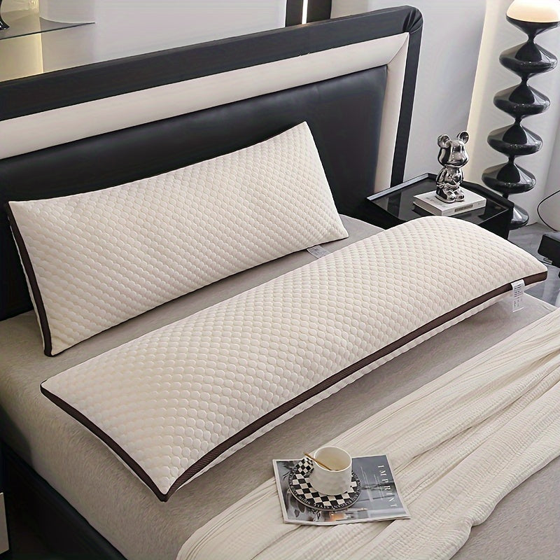 כרית גוף תלת-ממדית Velora עם בד סרוג רך לתמיכה ועיסוי בצוואר, גב ובטן