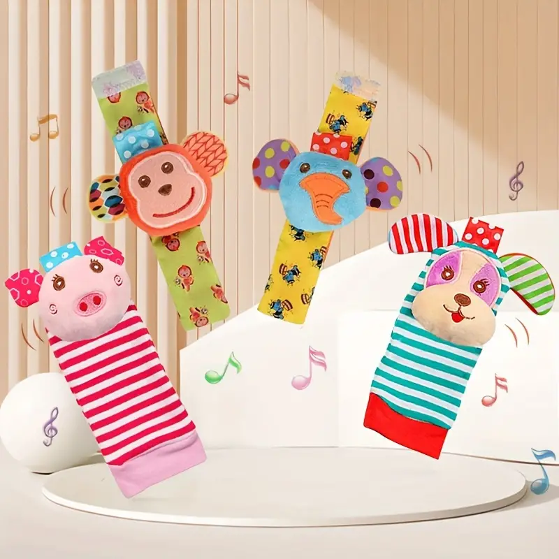 Rammelset met babysokjes