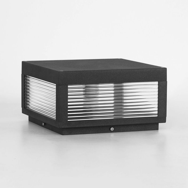 Vetra Vintage LED Outdoor Light Post — Solid Metal Design