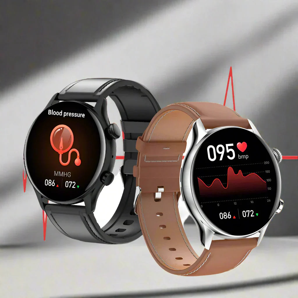 Lynx AMOLED Smartklocka – HD-skärm, Bluetooth-samtal, Fitness Tracker, IP68 Vattentät