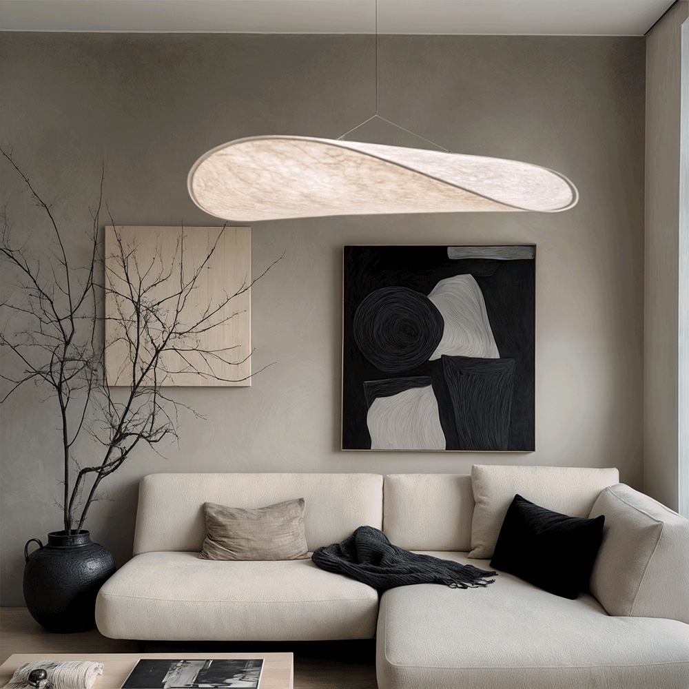 Astra-Blatt-Kronleuchter für moderne Wohnräume elegant