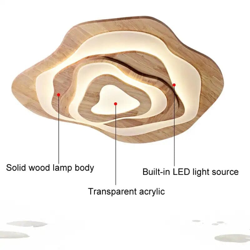 Lustre en bois Zayden