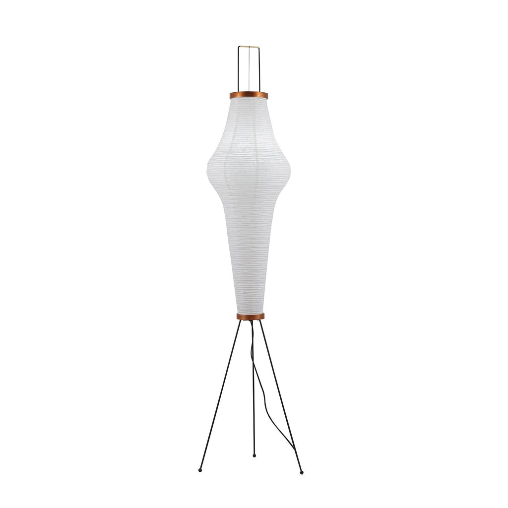 Traditionel gulvlampe i rispapir