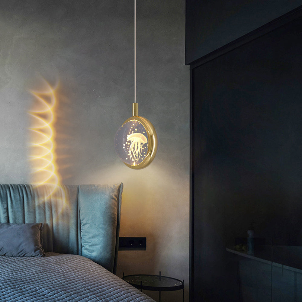 Kristy Morden Spherical Metal Pendant Light, Gold - Neutralighting