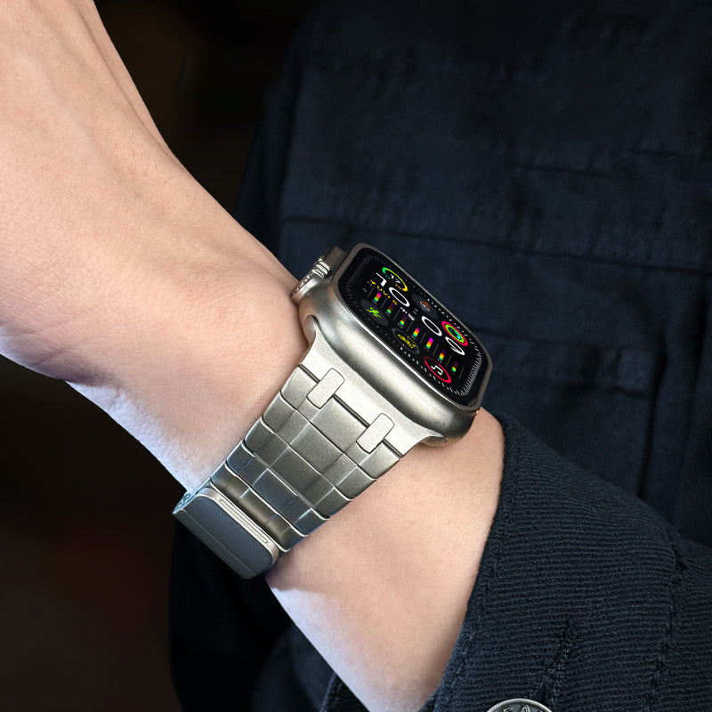 Banda magnética AP de acero inoxidable esmerilado para Apple Watch