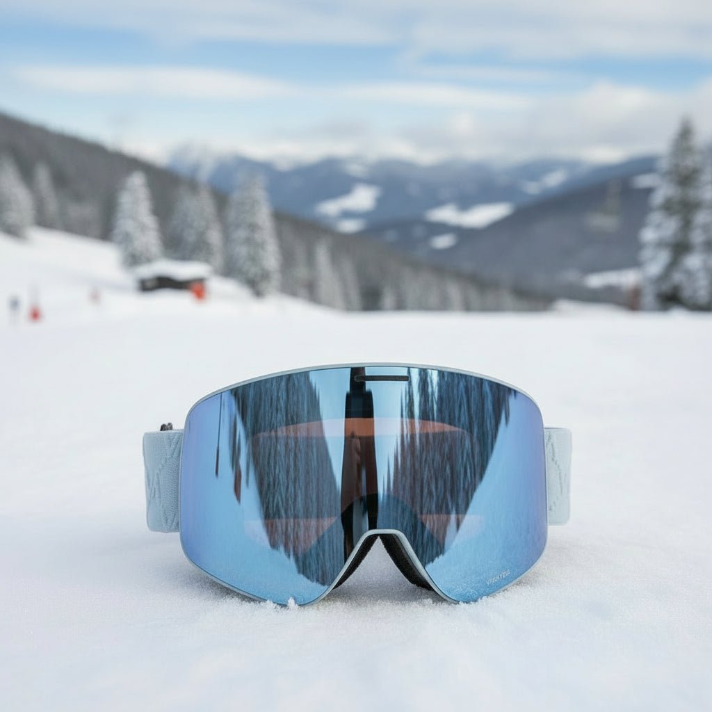 Maschera da sci magnetica PolarShift a doppio strato antiappannamento con protezione UV400