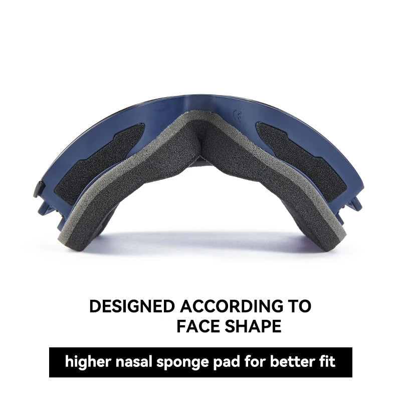 Maschera da sci magnetica PolarShift a doppio strato antiappannamento con protezione UV400