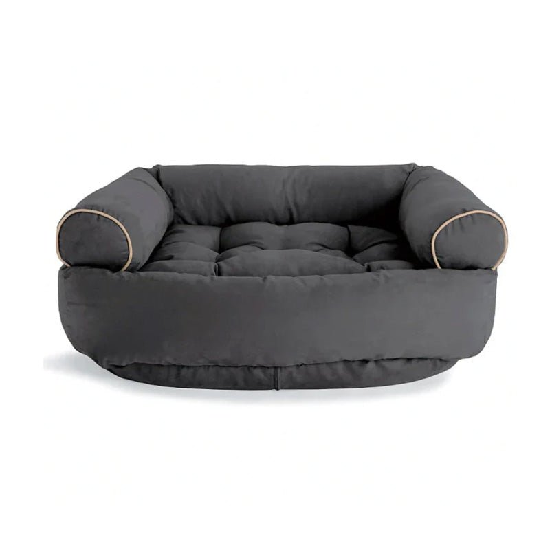 Ortopedyczna sofa dla psa CozyPaws z wysokimi bokami dla niespokojnych i starszych psów