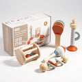 MelodyNest Holz-Montessori-Musikset für Kleinkinder mit gestimmtem Xylophon und Maracas
