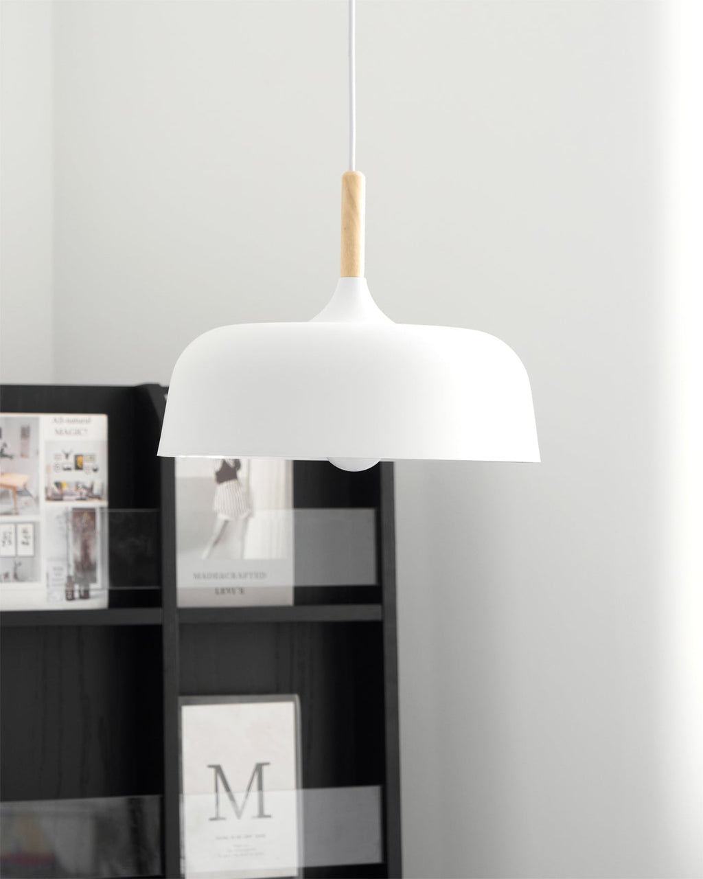 Meşe palamudu sarkıt lamba — minimalist İskandinav tarzı