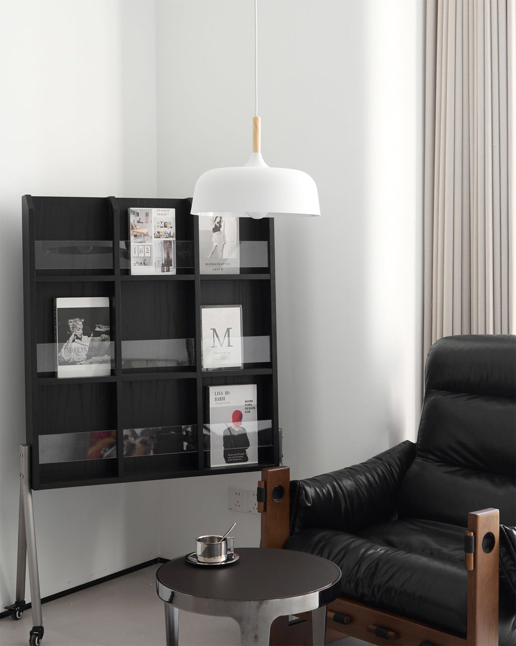 Meşe palamudu sarkıt lamba — minimalist İskandinav tarzı