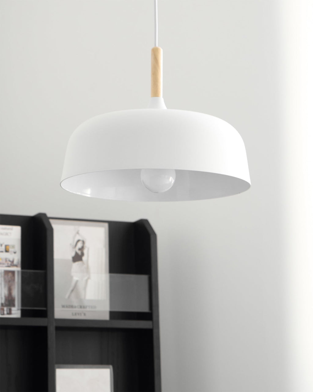 Meşe palamudu sarkıt lamba — minimalist İskandinav tarzı