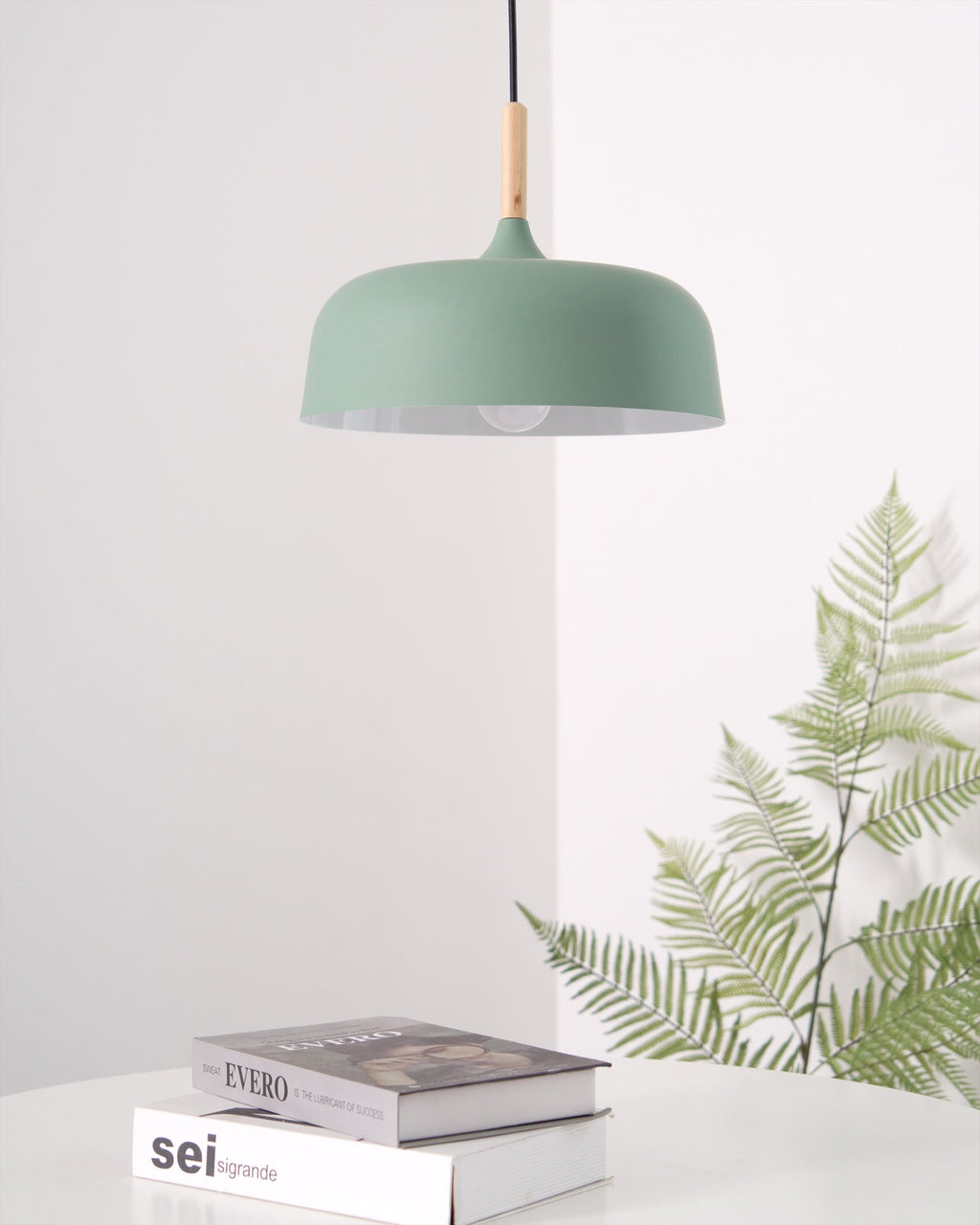 Meşe palamudu sarkıt lamba — minimalist İskandinav tarzı