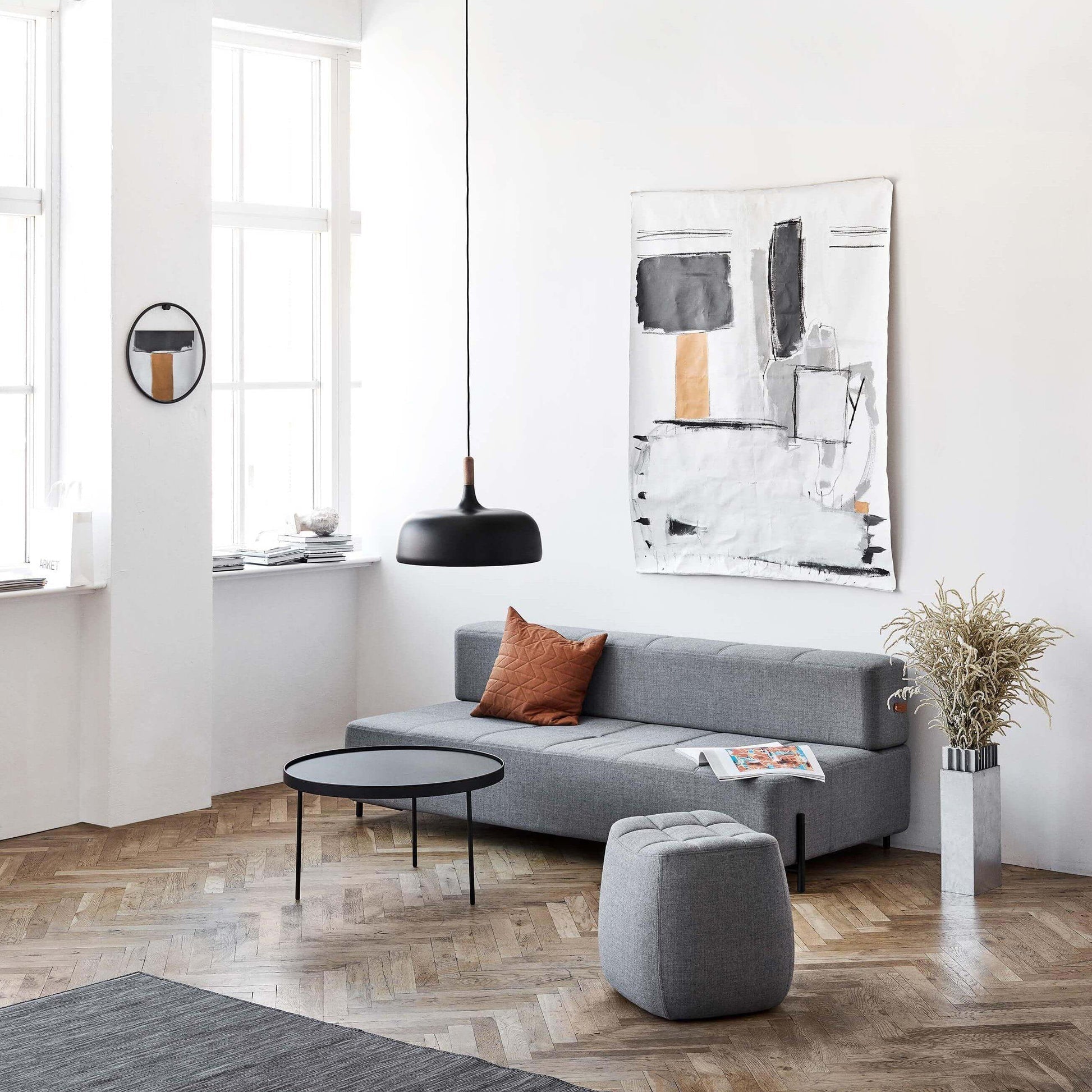 Meşe palamudu sarkıt lamba — minimalist İskandinav tarzı