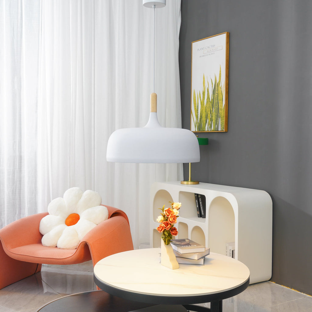 Meşe palamudu sarkıt lamba — minimalist İskandinav tarzı