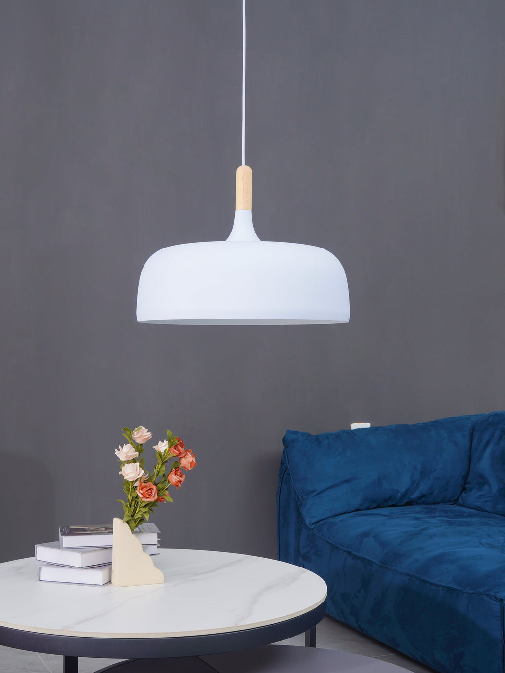 Meşe palamudu sarkıt lamba — minimalist İskandinav tarzı