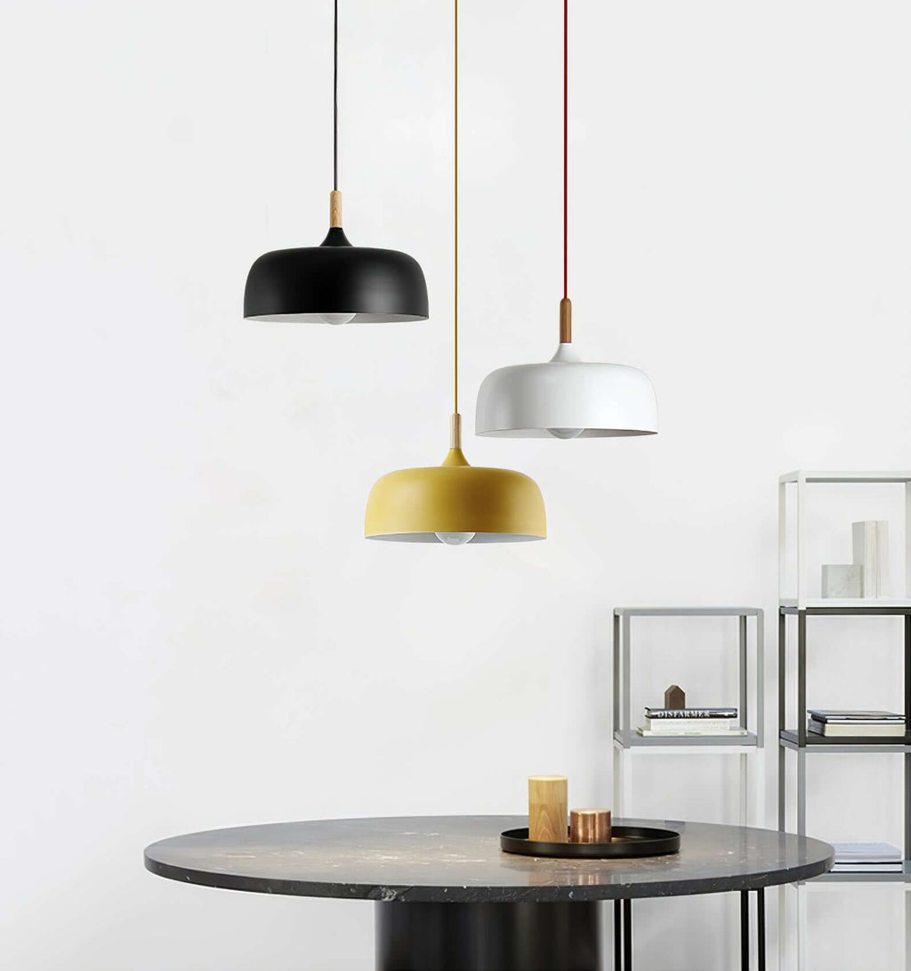 Meşe palamudu sarkıt lamba — minimalist İskandinav tarzı