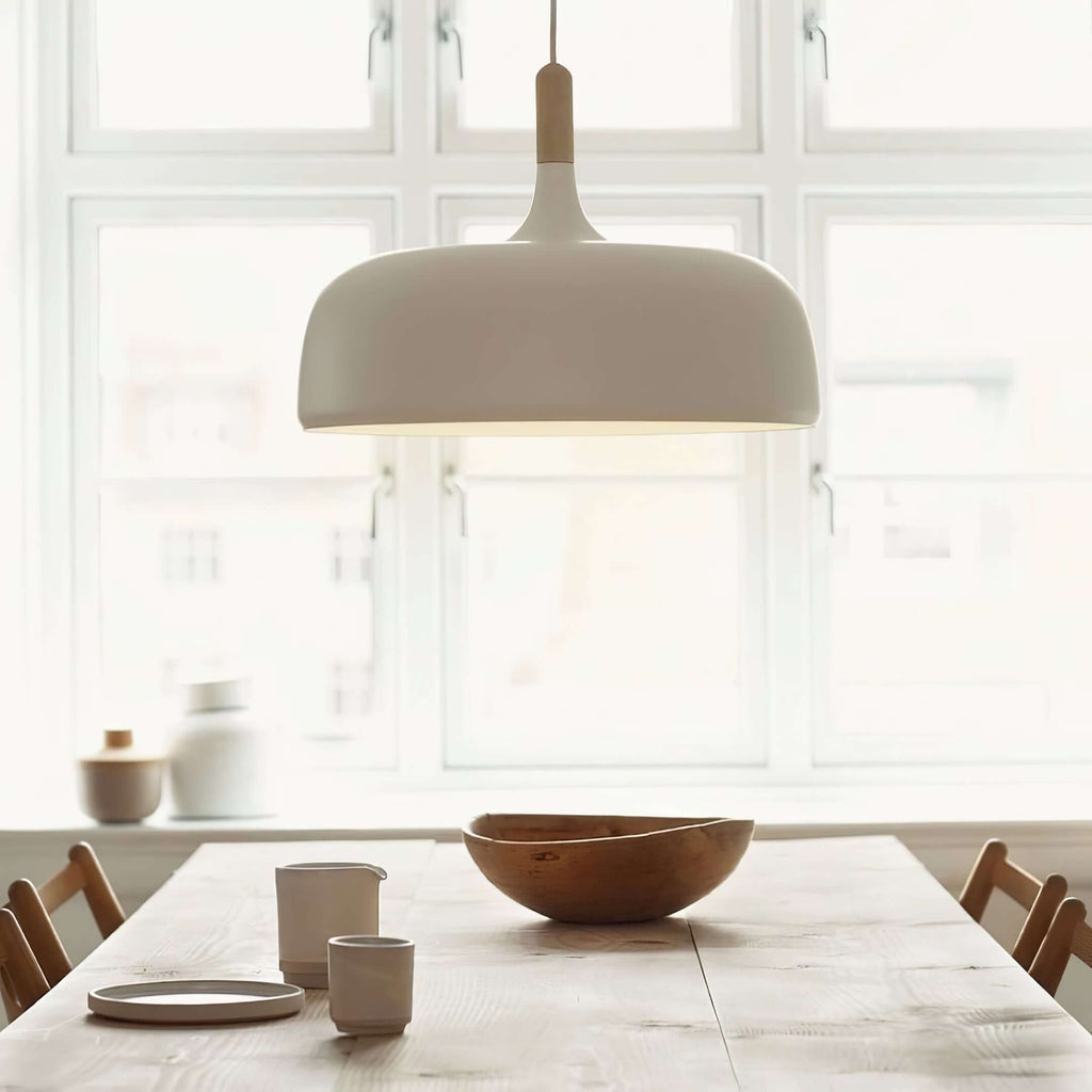 Meşe palamudu sarkıt lamba — minimalist İskandinav tarzı