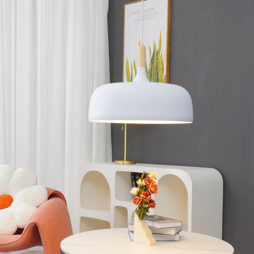 Meşe palamudu sarkıt lamba — minimalist İskandinav tarzı