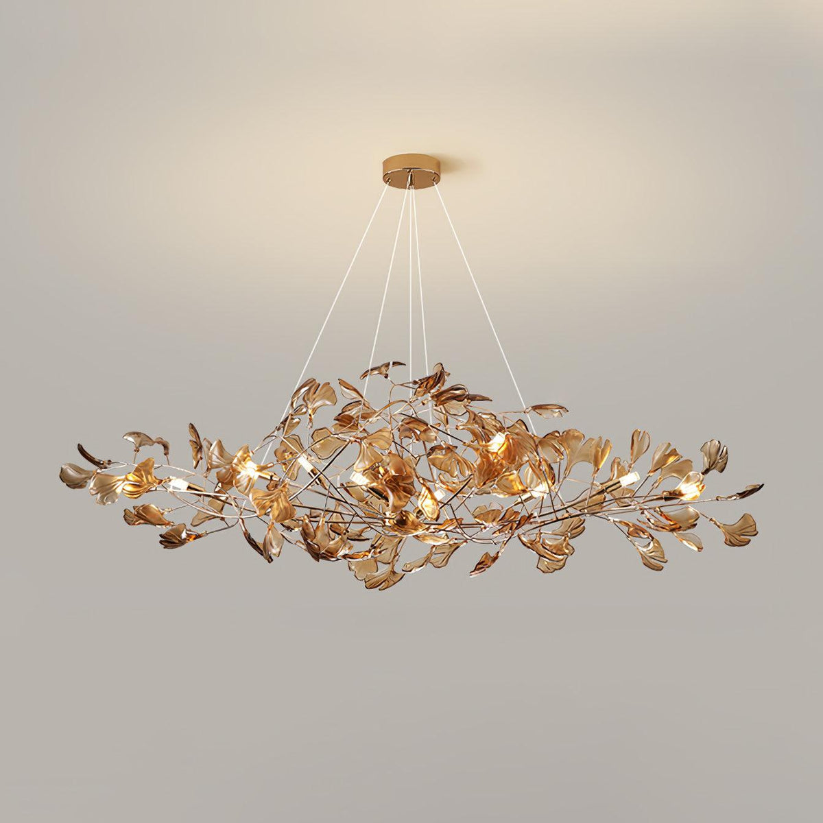 Ava Ginkgo Leaf Ceiling Chandeliers