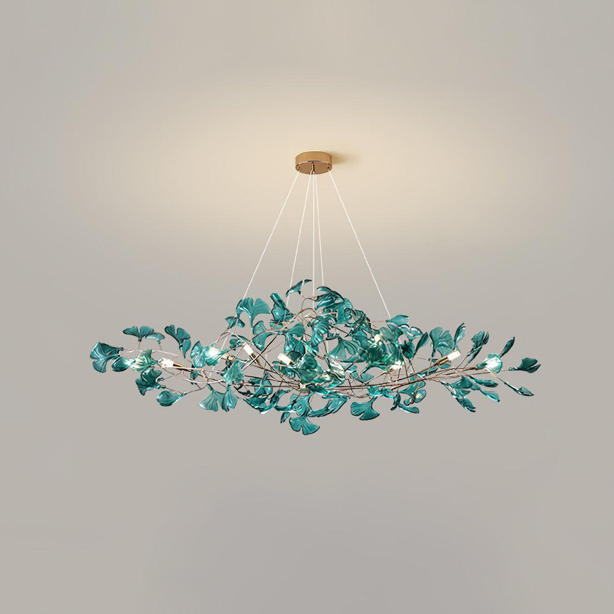 Ava Ginkgo Leaf Ceiling Chandeliers