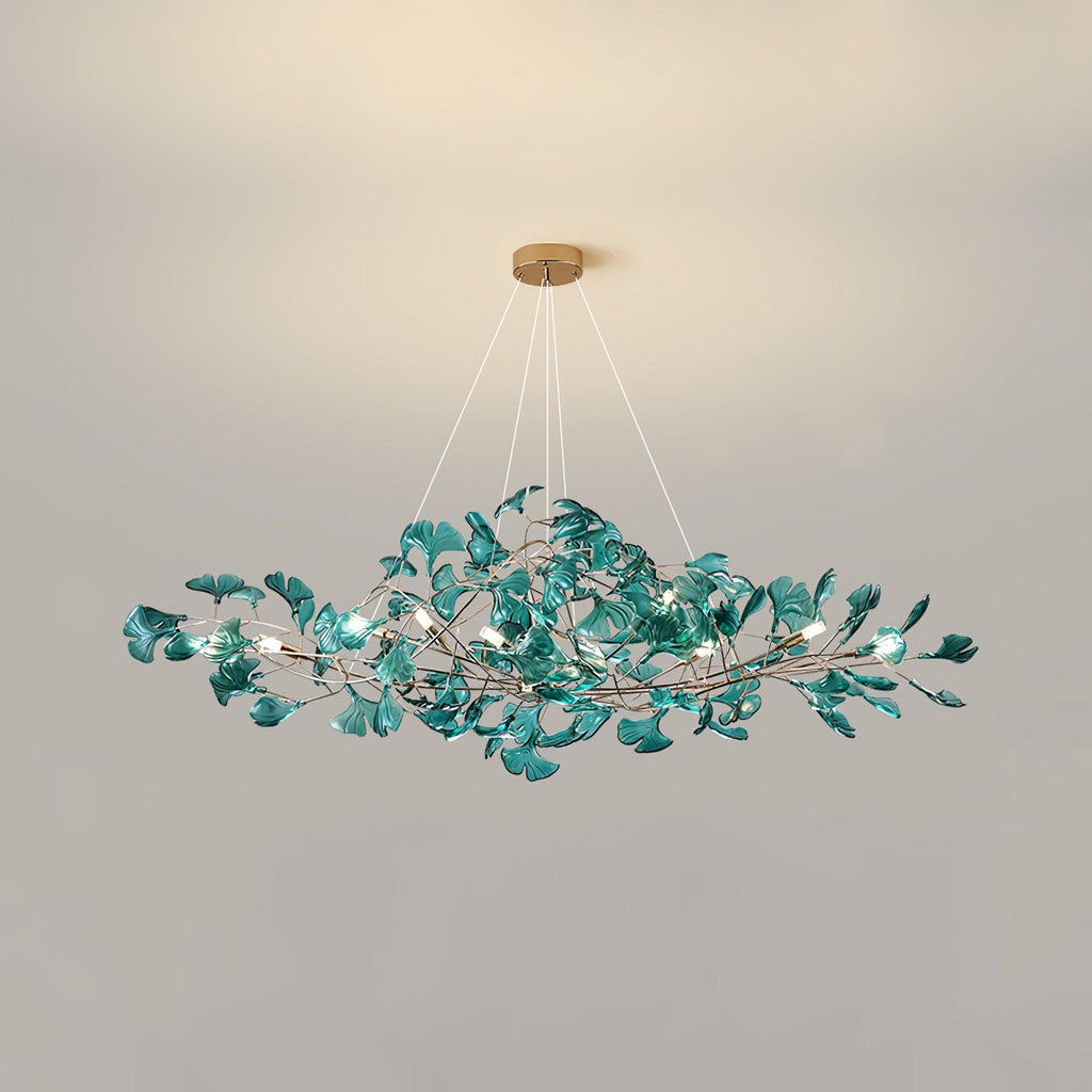 Acrylic Ginkgo Leaf Chandelier - Vakkerlight