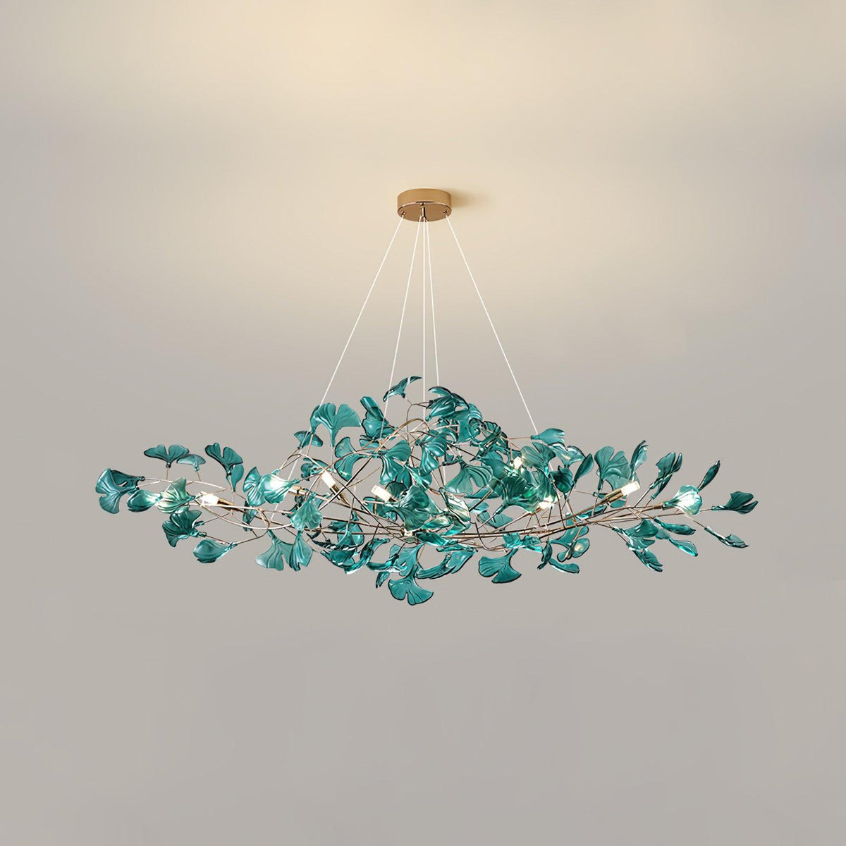 Ava Ginkgo Leaf Ceiling Chandeliers