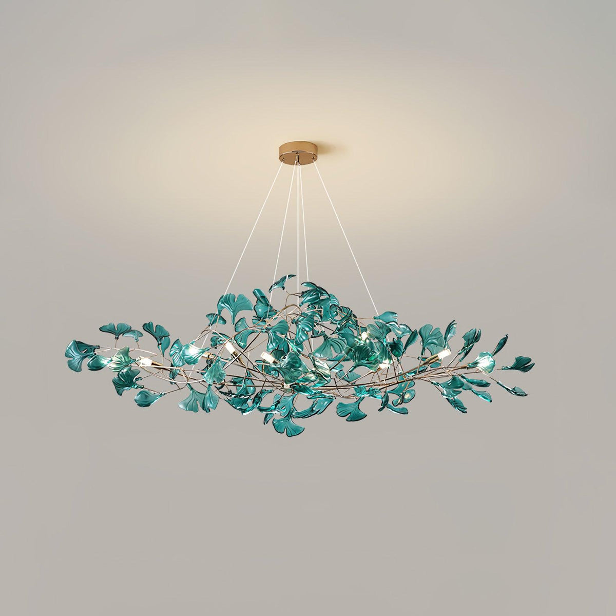 Ava Ginkgo Leaf Ceiling Chandeliers